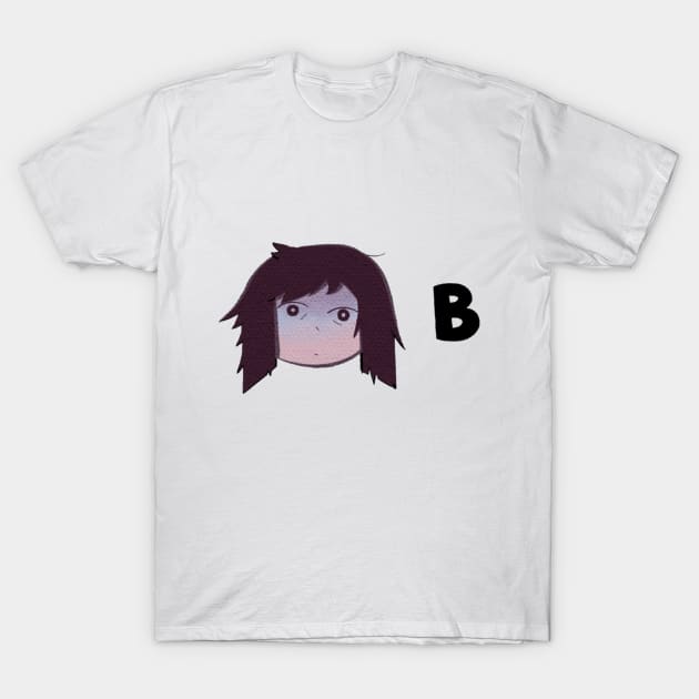 B T-Shirt by Meggieport